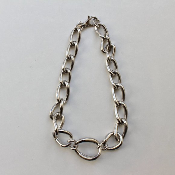 White Gold Chain Necklace - Picture 1 of 5